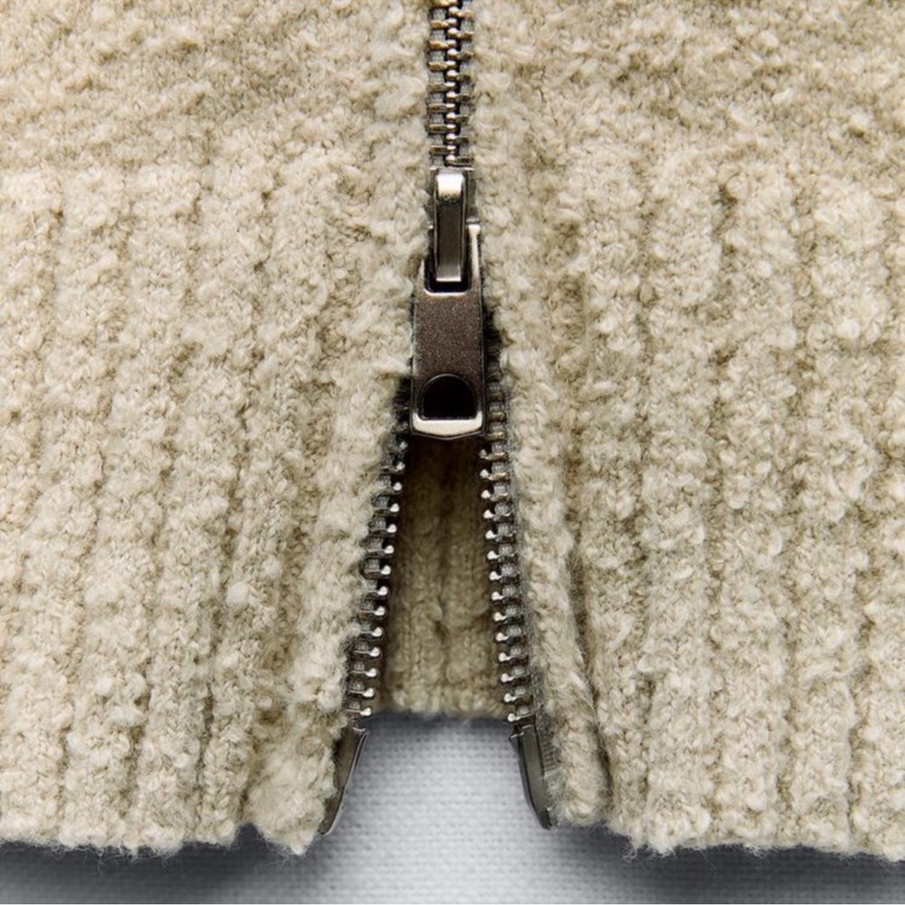 Brand new Zara Boucle Knit Cardigan - Picture 5 of 5